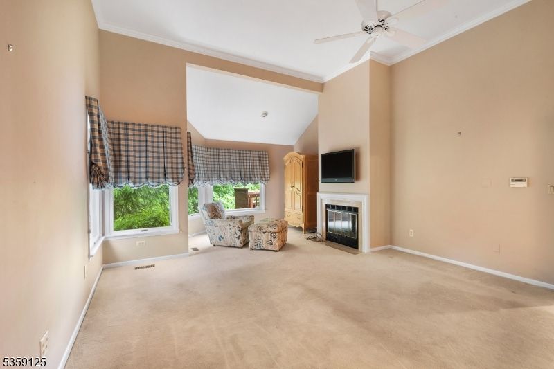 Empty room, Fireplace, Interior