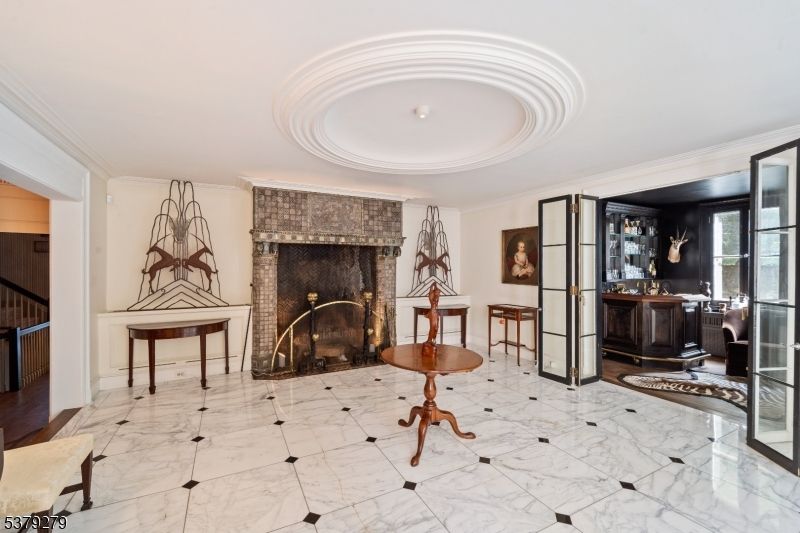 Fireplace, Interior, Marble