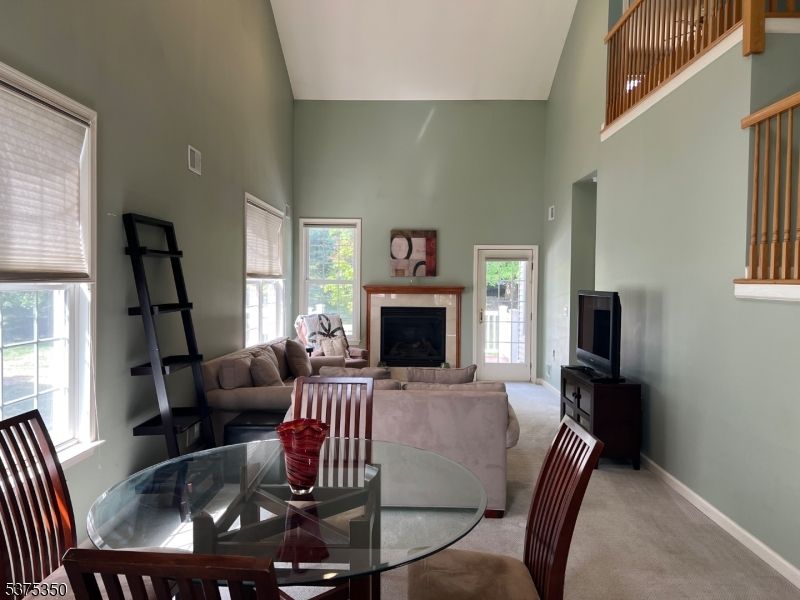 Dining room, Fireplace, Interior, Living room