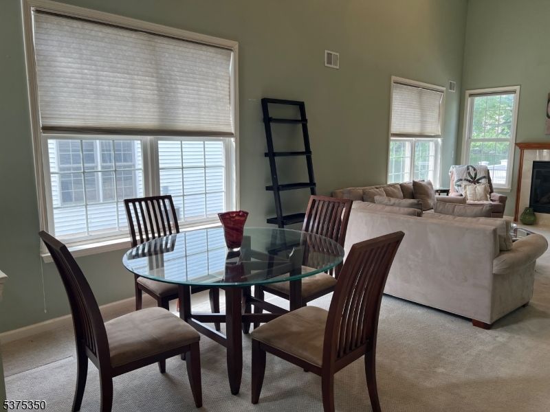 Dining room, Fireplace, Interior, Living room