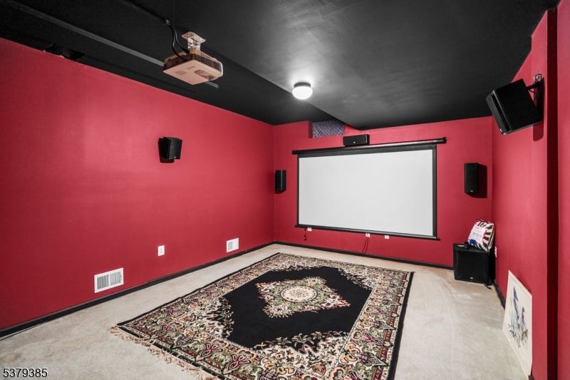 Empty room, Interior, Projection Screen, Theatre Room