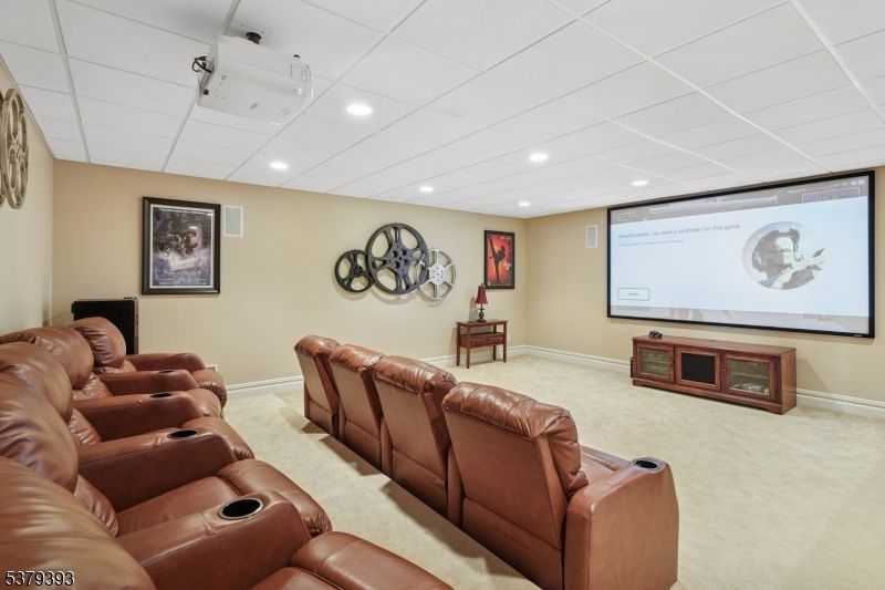Home Theatre Room, Interior, Projection Screen, Recessed Lighting, Theatre Room