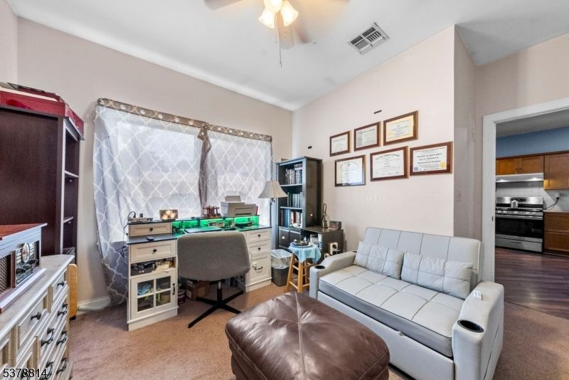 Home Office, Interior, Stainless Steel Appliances, Wood Texture Flooring