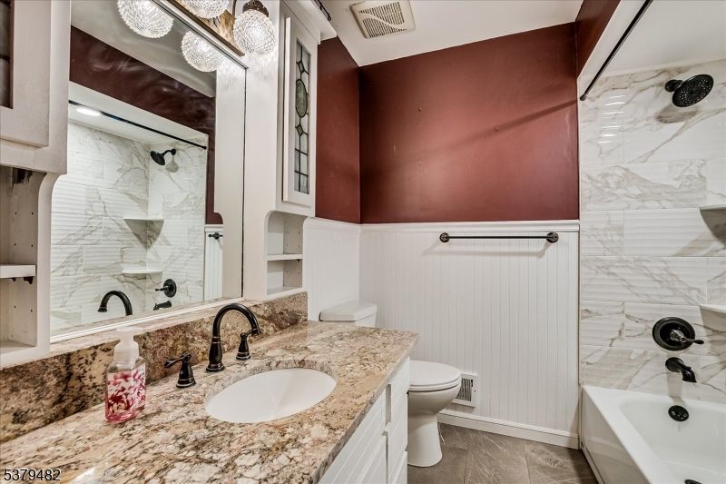 Bathroom, Interior, Marble Walls