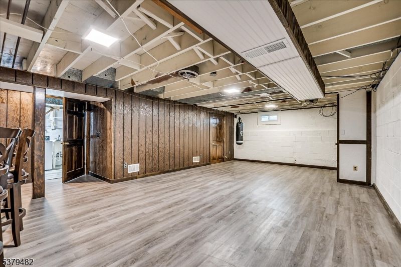 Empty room, Interior, Wood Texture Flooring, Wooden Walls