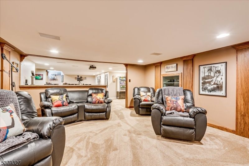Home Theatre Room, Interior, Living room, Recessed Lighting