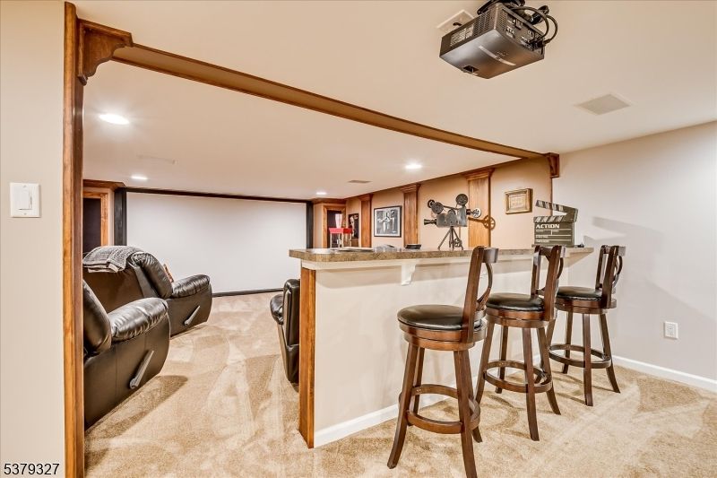 Interior, Projection Screen, Recessed Lighting, Theatre Room