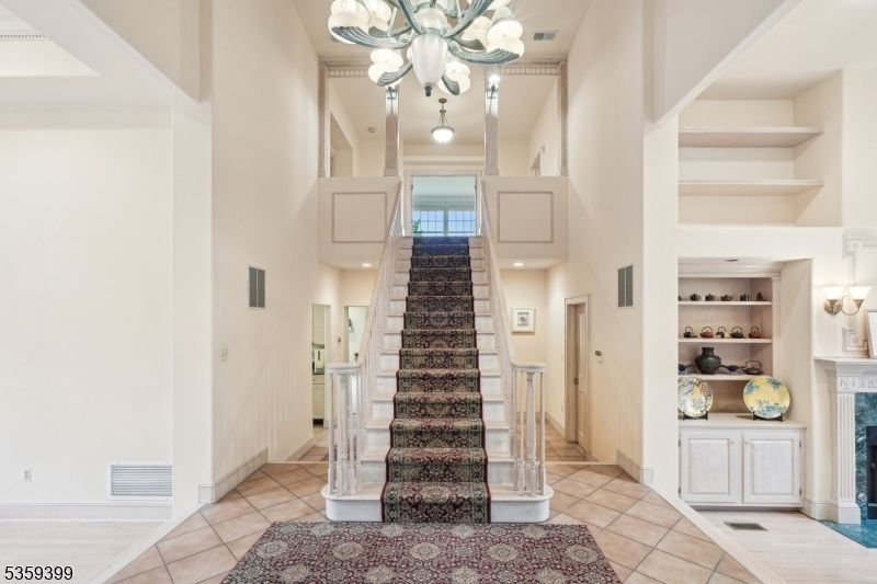 Chandelier, Fireplace, Interior, Recessed Lighting