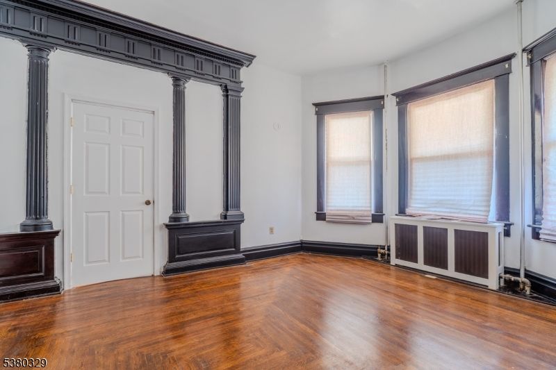 Empty room, Fireplace, Interior, Wood Texture Flooring