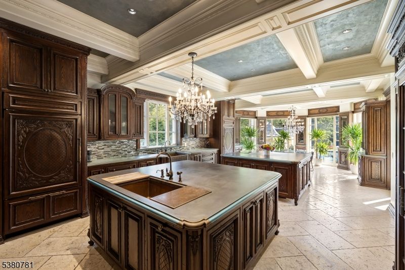 Chandelier, Interior, Kitchen, Recessed Lighting