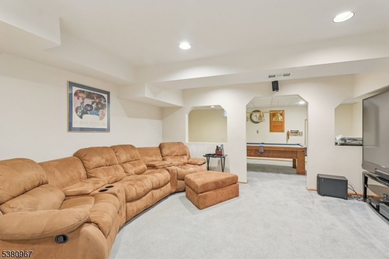 Game Room, Interior, Living room, Recessed Lighting