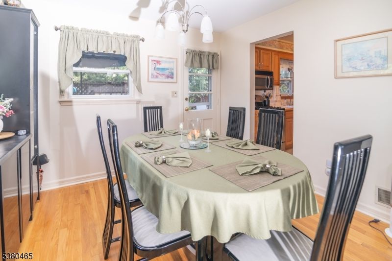 Dining room, Interior, Wood Texture Flooring