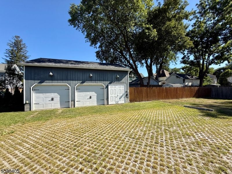 Backyard, Detached Garage, Exterior