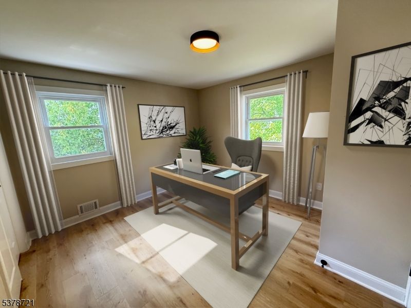 Home Office, Interior, Wood Texture Flooring