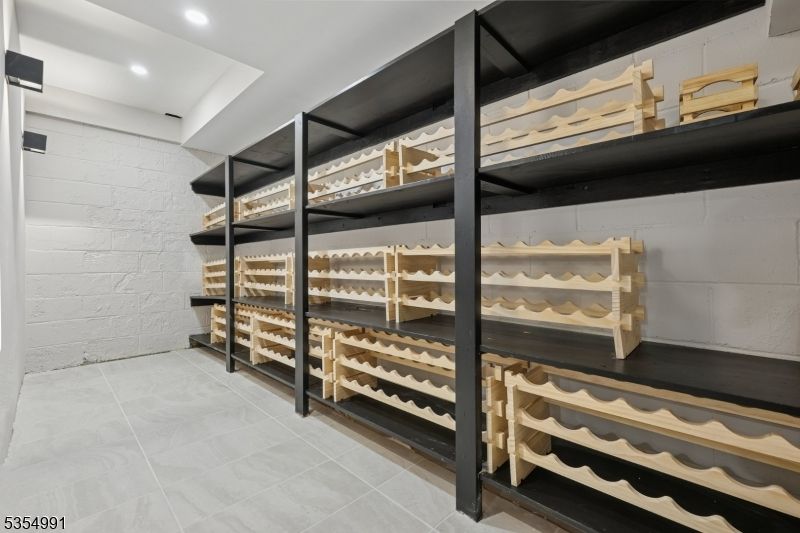 Interior, Recessed Lighting, Stone Walls, Wine Storage