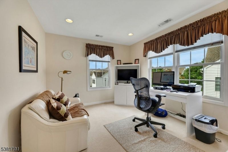 Home Office, Interior, Recessed Lighting