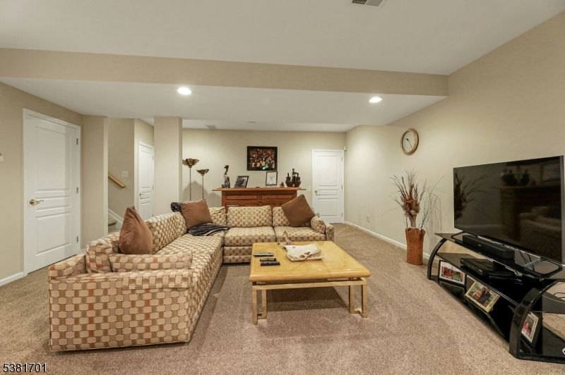 Interior, Living room, Recessed Lighting