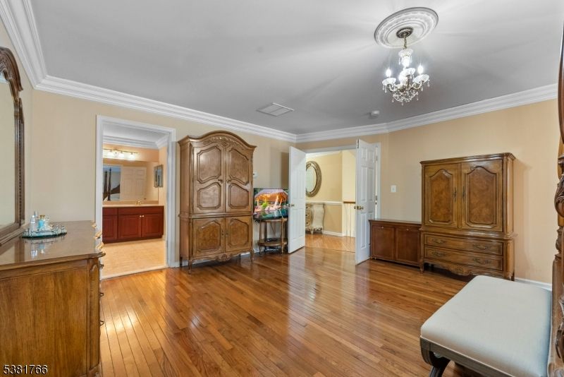 Chandelier, Interior, Wood Texture Flooring