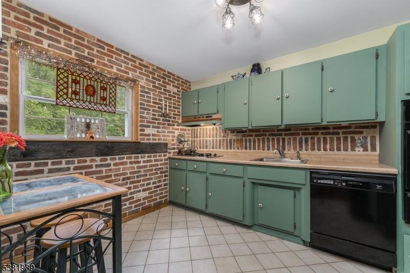 Interior, Kitchen, Stone Walls