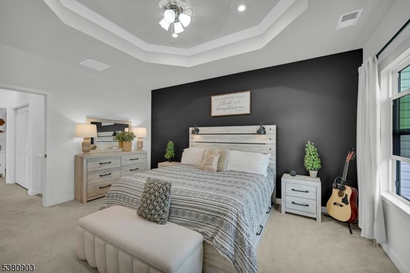 Bedroom, Interior, Recessed Lighting