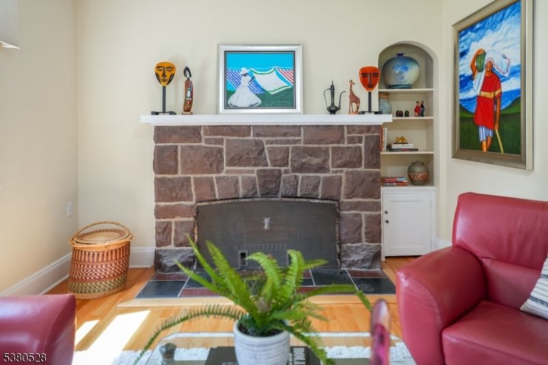 Fireplace, Interior, Wood Texture Flooring