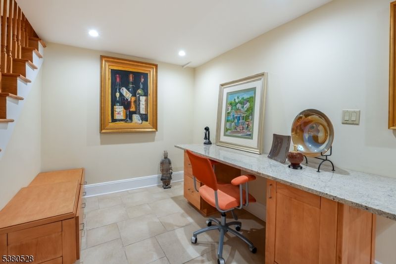 Home Office, Interior, Recessed Lighting