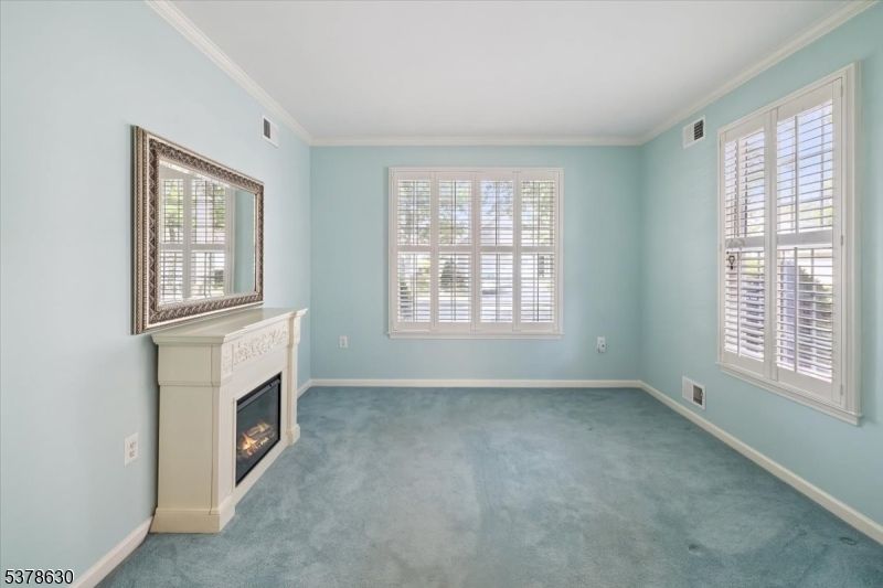 Empty room, Fireplace, Interior