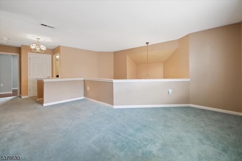 Chandelier, Empty room, Interior