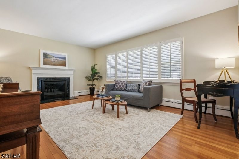 Fireplace, Interior, Living room, Piano, Wood Texture Flooring