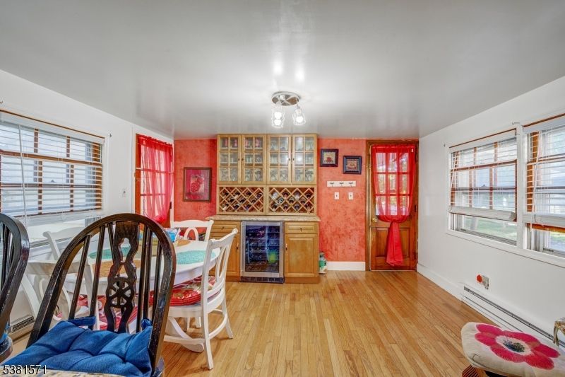 Dining room, Interior, Wood Texture Flooring