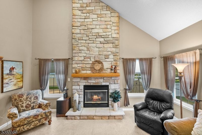 Fireplace, Interior, Stone Walls