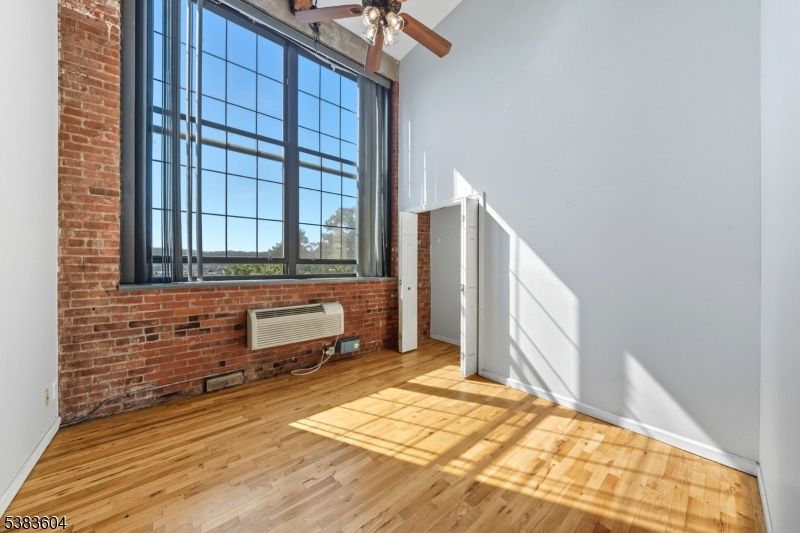 Empty room, Interior, Stone Walls, Wood Texture Flooring