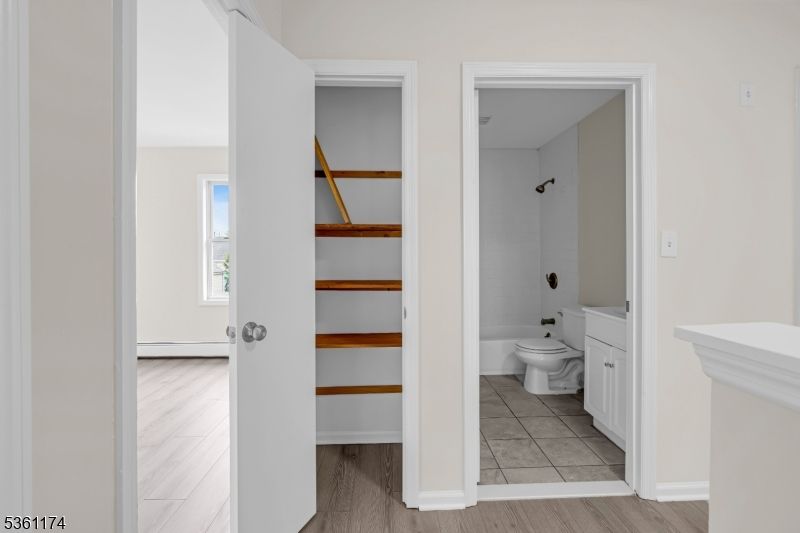 Bathroom, Interior, Wood Texture Flooring