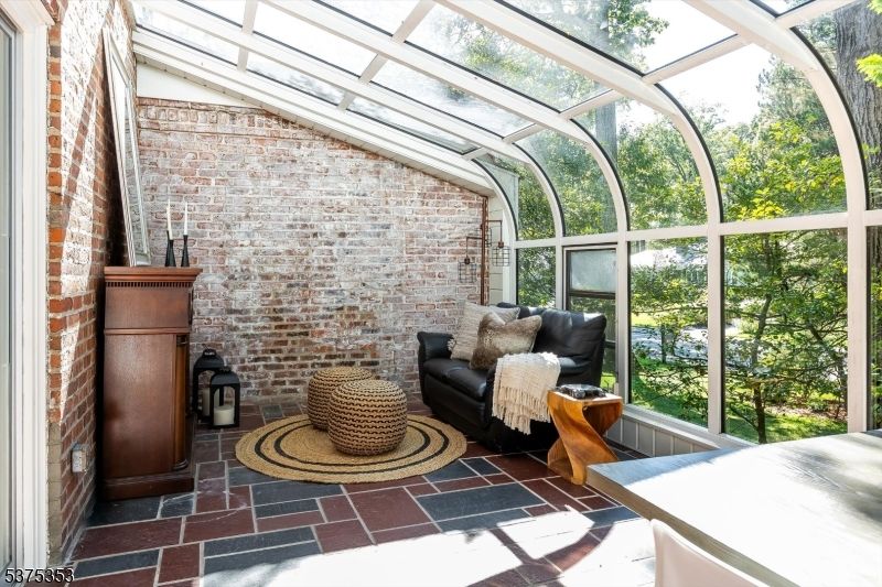 Glass Ceilings, Interior, Stone Walls, Sun Room
