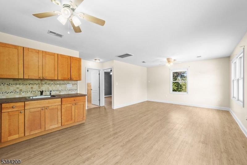 Empty room, Interior, Kitchen, Wood Texture Flooring