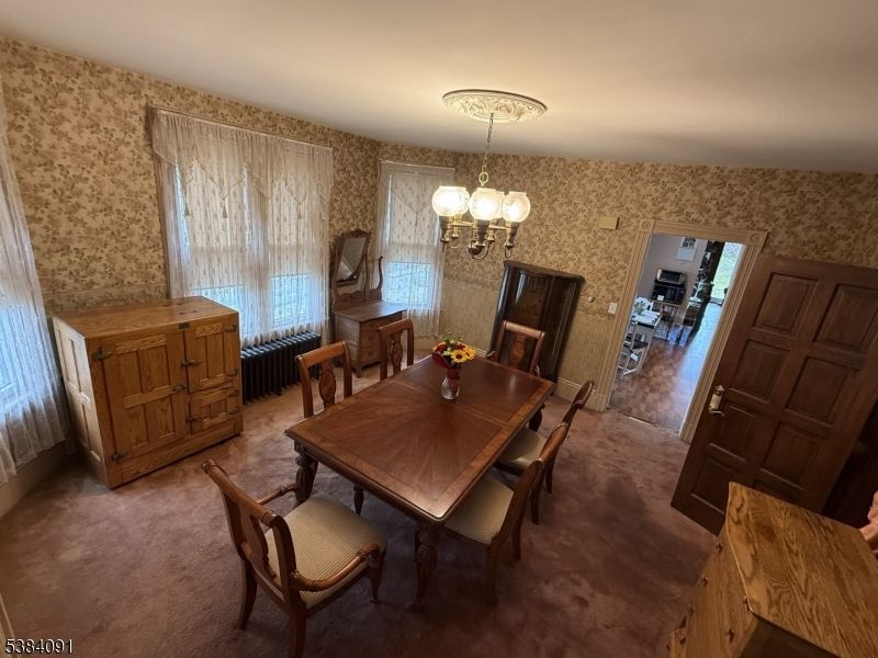 Chandelier, Dining room, Interior