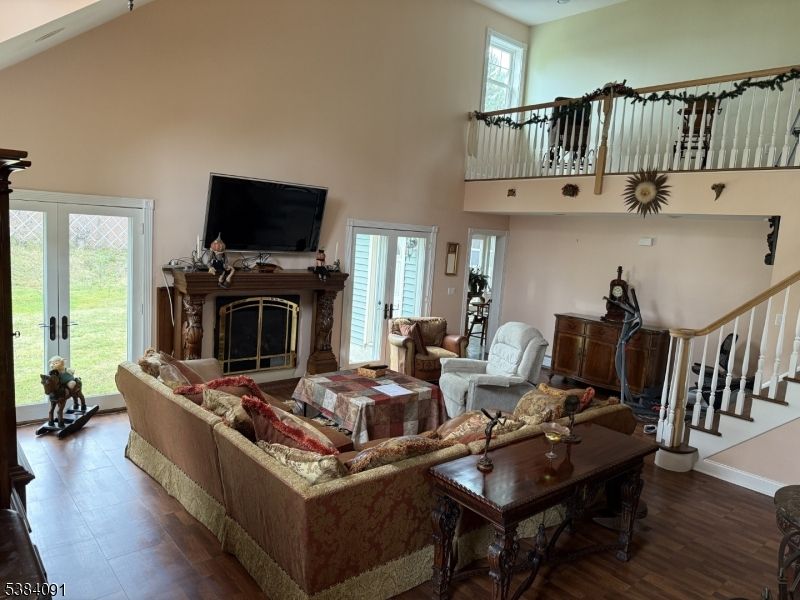 Fireplace, Interior, Living room, Wood Texture Flooring