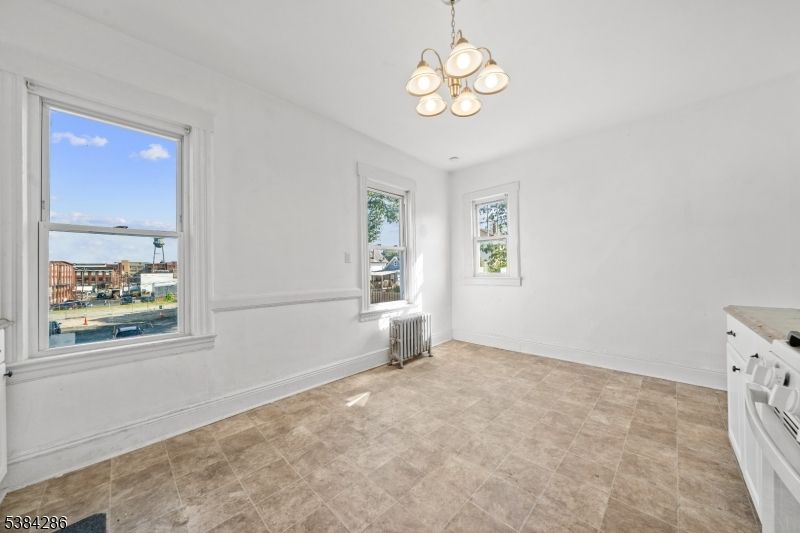 Chandelier, Empty room, Interior