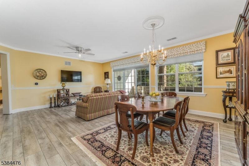 Chandelier, Dining room, Interior, Living room, Wood Texture Flooring