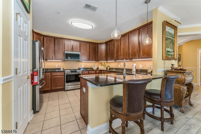 Interior, Kitchen, Pendant Lights, Stainless Steel Appliances