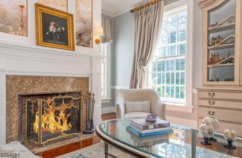 Fireplace, Interior, Wood Texture Flooring