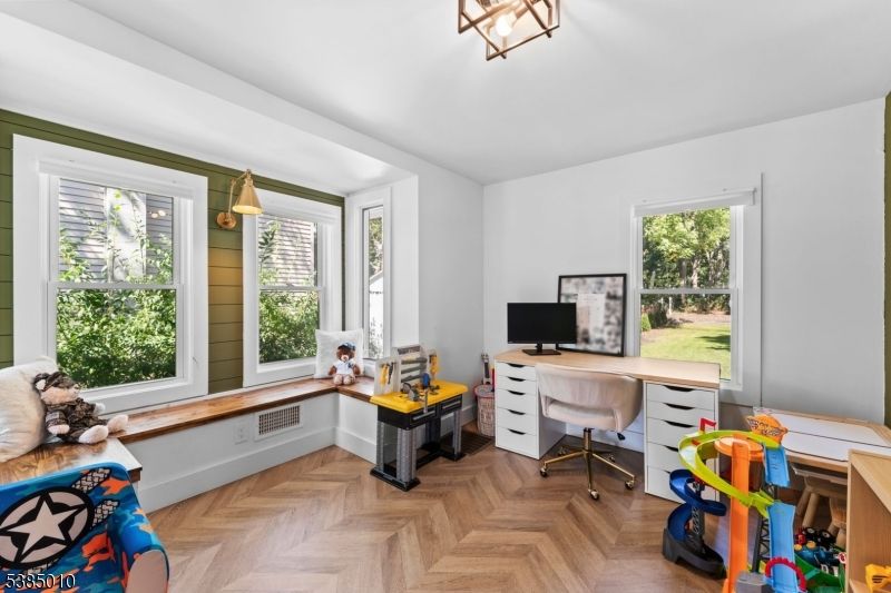 Home Office, Interior, Wood Texture Flooring