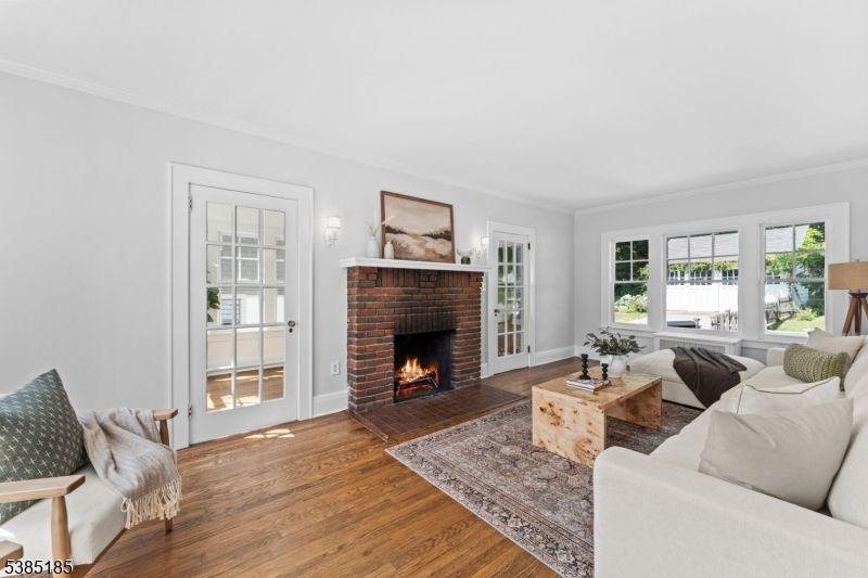 Fireplace, Interior, Living room, Wood Texture Flooring