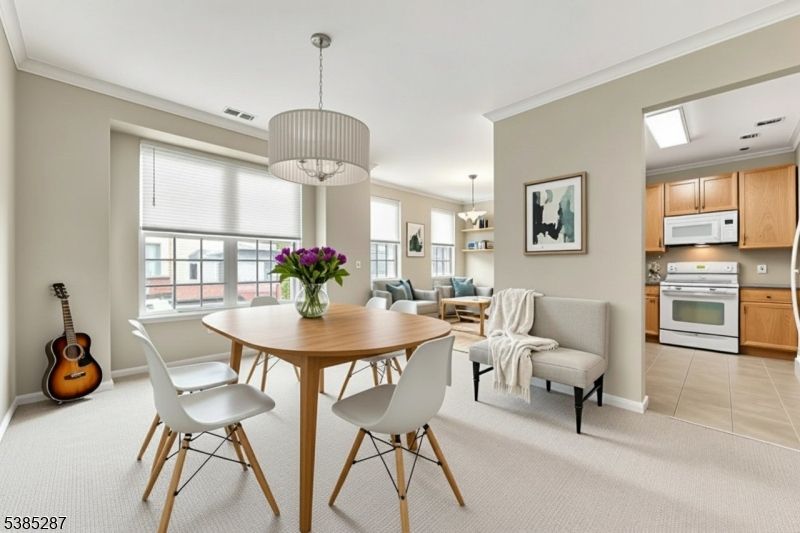 Dining room, Interior, Kitchen, Living room, Pendant Lights