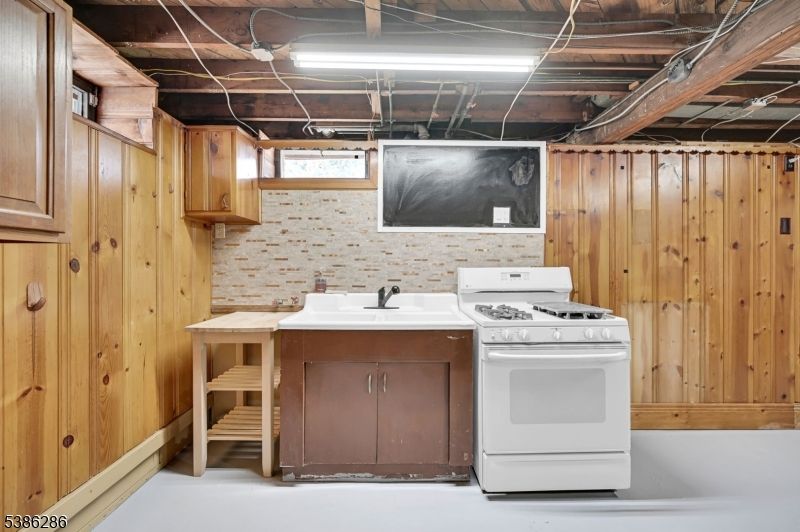 Interior, Kitchen, Wooden Walls