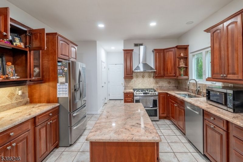 Interior, Kitchen, Recessed Lighting, Stainless Steel Appliances