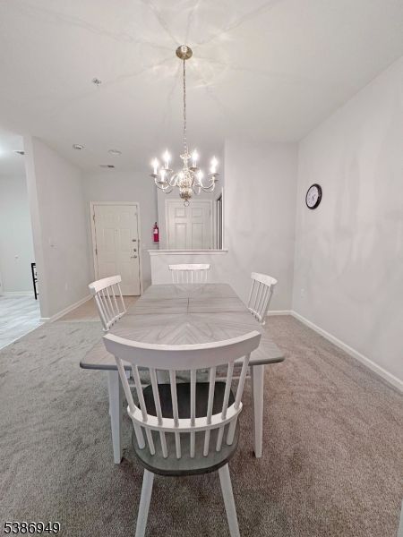 Chandelier, Dining room, Interior