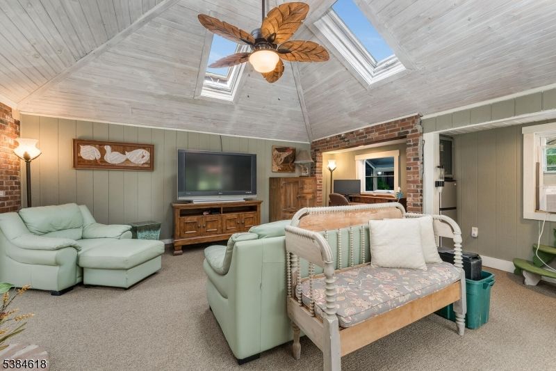 Interior, Living room, Stone Walls