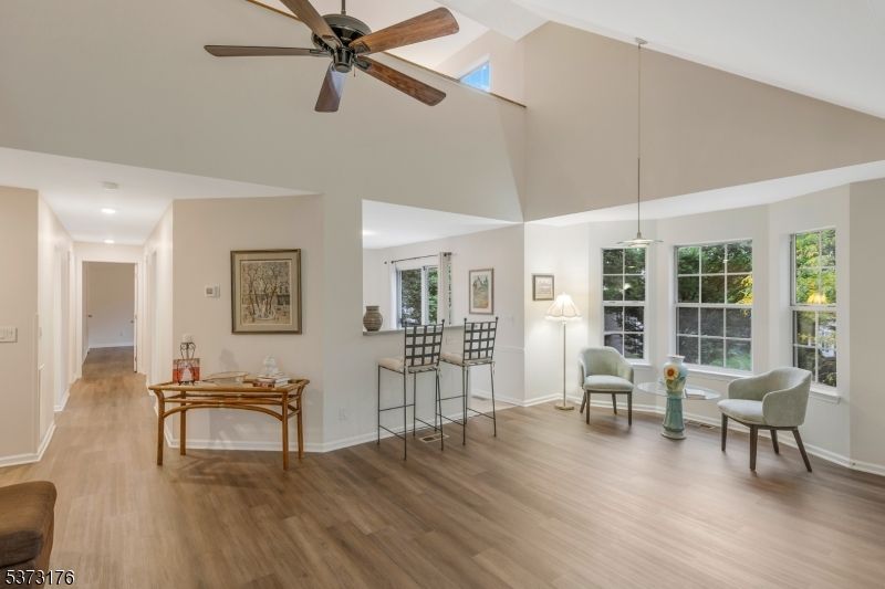 Interior, Pendant Lights, Recessed Lighting, Wood Texture Flooring