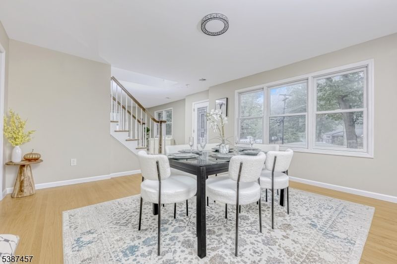 Dining room, Interior, Wood Texture Flooring